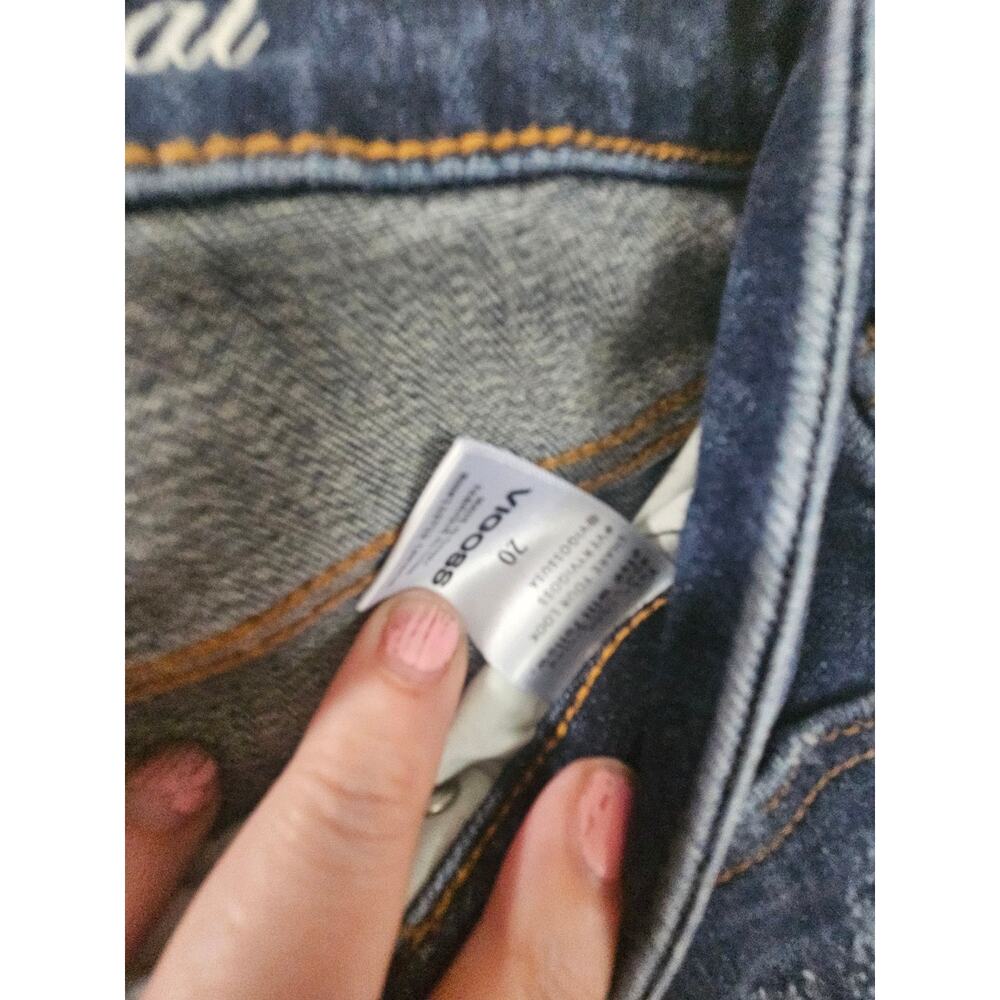 VIGOSS Jagger Skinny Jeans Women’s Size 20 Dark Wash Distressed Stretch Denim - Picture 6 of 7